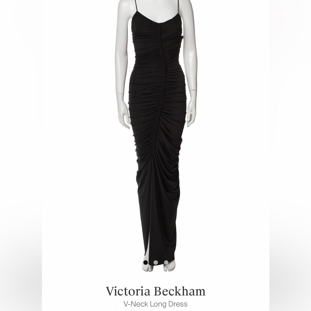 Victoria Beckham V-Neck Long Dress🪽
